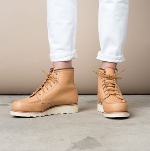 **RARE** Red Wing Moc Toe Women's Boots in Tan Pampas 8.5